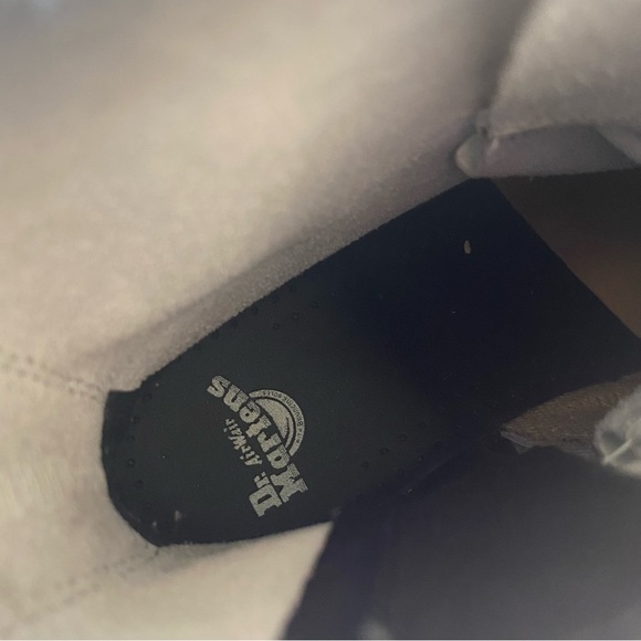 Dr Martens White combat boots size US 6 M AirWair Doc Martens shoes Womens - Picture 9 of 12